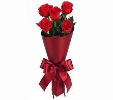 5 Красных роз Эдлесс Лав в Красноярске Букет 5 Красных роз Эдлесс Лав в Красноярске