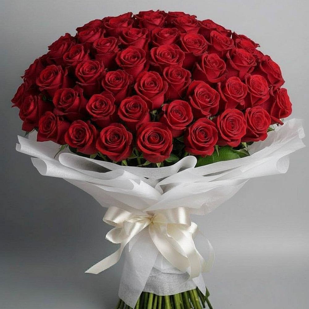 101 Красная роза Блэк Мэджик в Красноярске Букет 101 Красная роза Блэк Мэджик в Красноярске