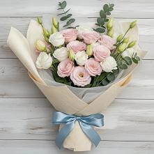 Букет цветов из:  Лизиантусы в Красноярске