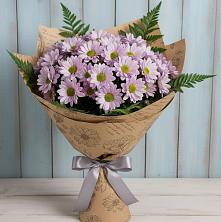 Букет соблазн в Красноярске Букет цветов из:  Хризантемы в Красноярске