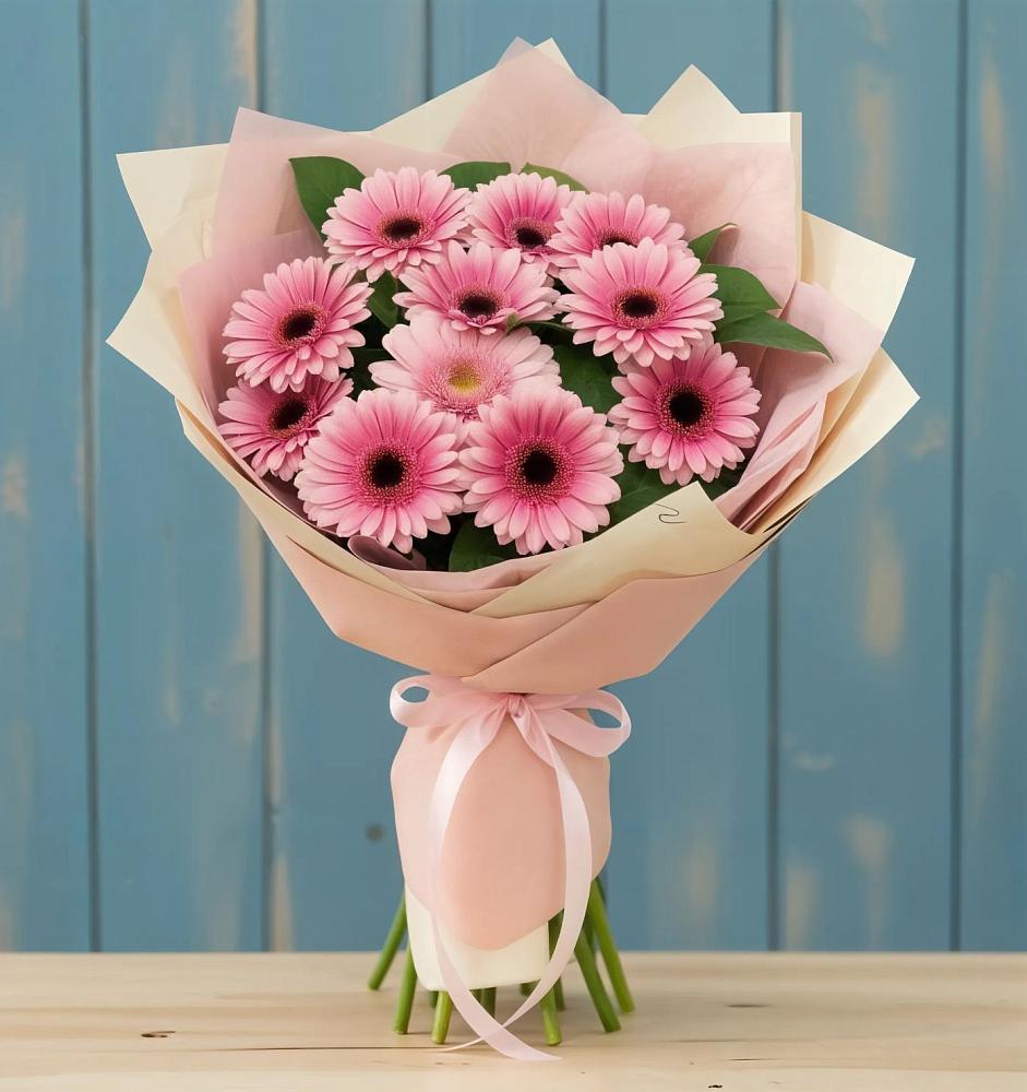 Букет пурпурно-розовый в Красноярске Букет цветов из: Герберы в Красноярске