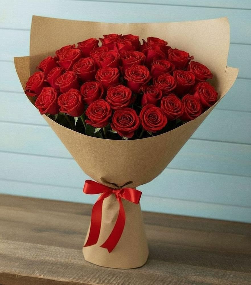 Букет Красные розы Милано в Красноярске