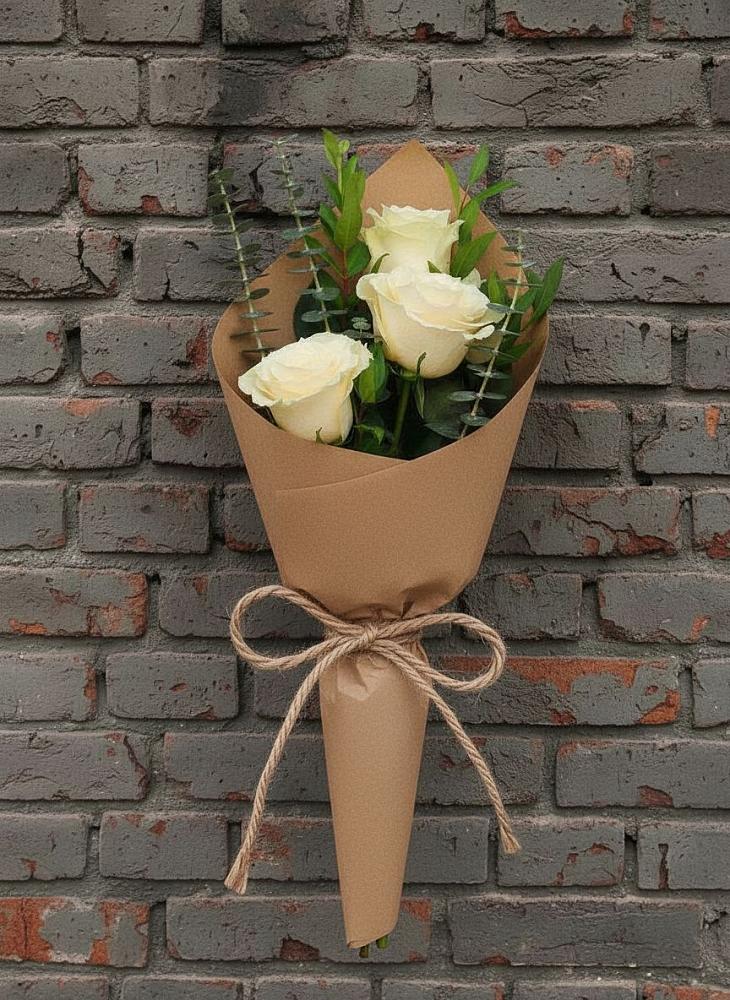 Букет из 3 роз в Красноярске Букет цветов из: Розы в Красноярске