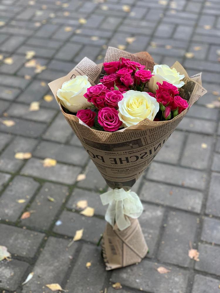 Букет цветов из: Розы в Красноярске