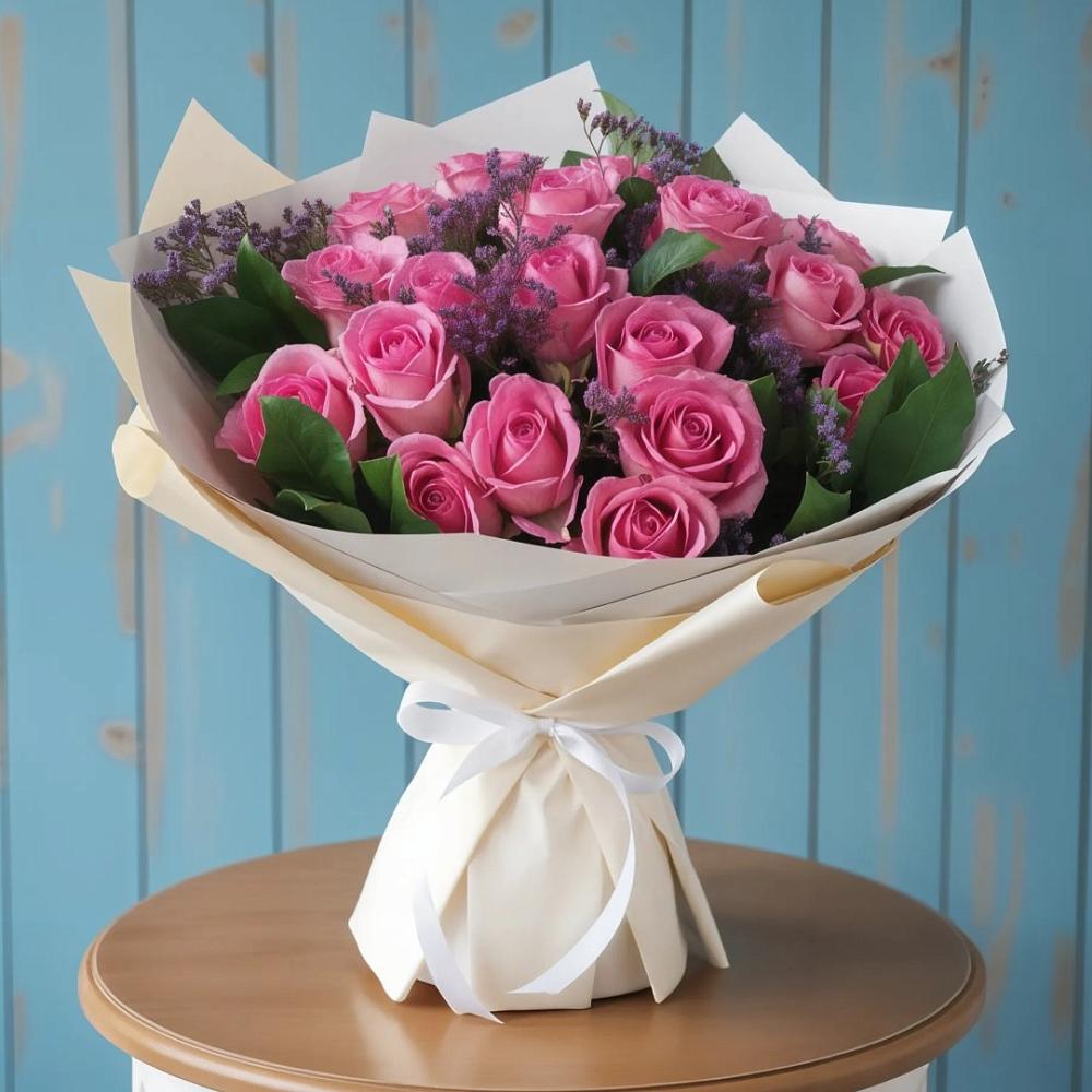 Букет цветов из: Розы в Красноярске