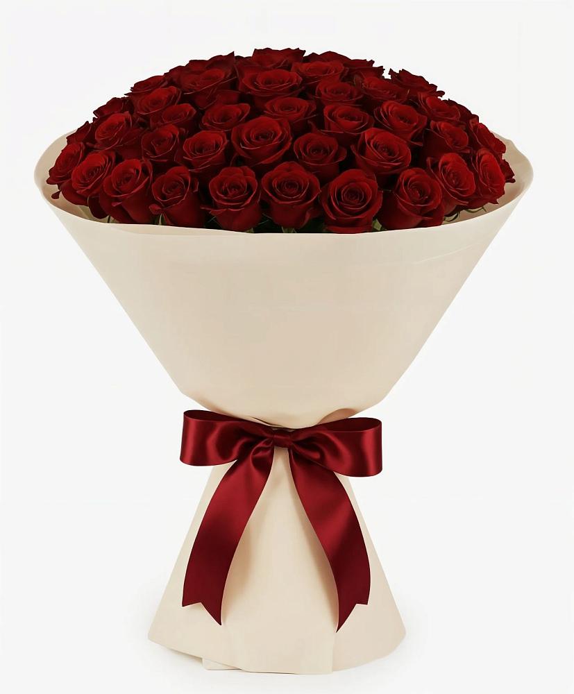 101 Бордовая роза Блэк Бакарра в Красноярске Букет 101 Бордовая роза Блэк Бакарра в Красноярске