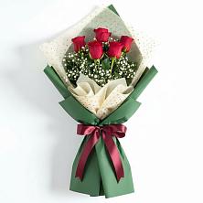 Букет рубиновое очарование в Красноярске Букет цветов из:  Розы в Красноярске