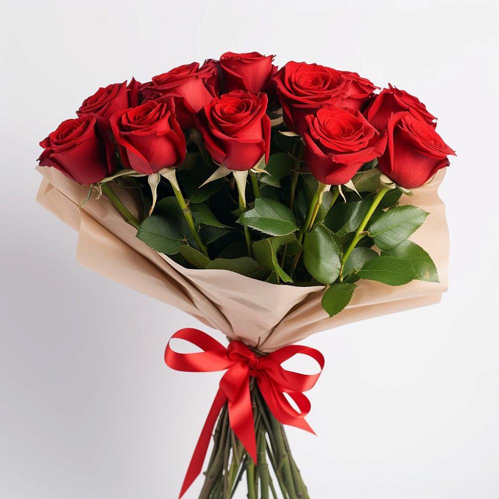 Букет 11 Красных роз Эдлесс Лав в Красноярске
